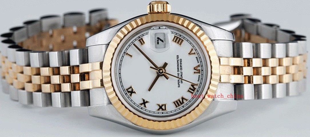 2019 Factory Supplier Luxury 31mm Ladies White Roman 18kt Gold & SS DateJust 179173 SANT BLANC Automatic Women's Watch Watches, Slivery;brown
2019 Factory Supplier Luxury 31mm Ladies White Roman 18kt Gold & SS DateJust 179173 SANT BLANC Automatic Women's Watch Watches, Slivery;brown