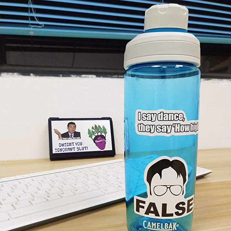 The Office Stickers Pack of 50 Pcs Funny paster for Water Bottle Cars Motorcycles Laptop Computer Sticker