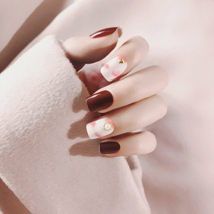 Red Wine Pattern 24 sheet/set Fake False Nail Tip Square Full Cover Glue Manicure Makeup New Design Pure Art Nail Stickers S19, S19 24 sheet
Red Wine Pattern 24 sheet/set Fake False Nail Tip Square Full Cover Glue Manicure Makeup New Design Pure Art Nail Stickers S19, S19 24 sheet