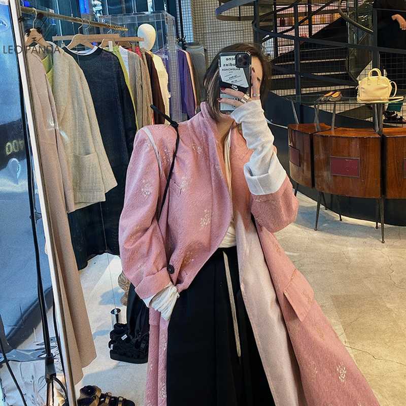 2020 New Autumn Winter Women's Coat Korean Windbreaker Female Plus Size Double Breasted Ladies Long Chic Trench Coats, Pink
2020 New Autumn Winter Women's Coat Korean Windbreaker Female Plus Size Double Breasted Ladies Long Chic Trench Coats, Pink