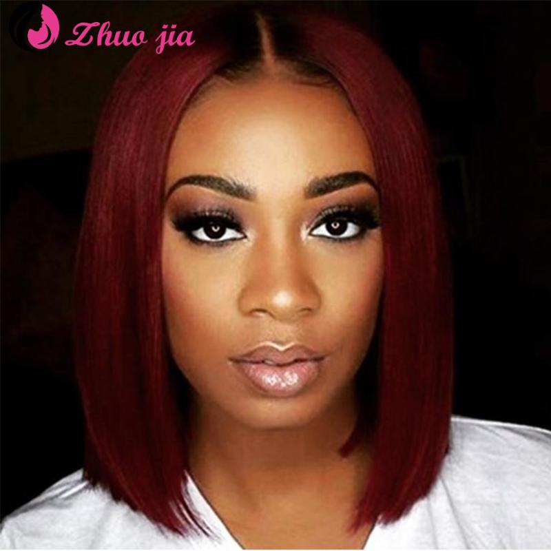 ZHUO JIA 1B/99J Straight 13x4 Lace Front Human Hair Wigs With Baby Hair Ombre Remy 1B/30 Glueless Brazilian BOB Wigs, T1b/30
ZHUO JIA 1B/99J Straight 13x4 Lace Front Human Hair Wigs With Baby Hair Ombre Remy 1B/30 Glueless Brazilian BOB Wigs, T1b/30
