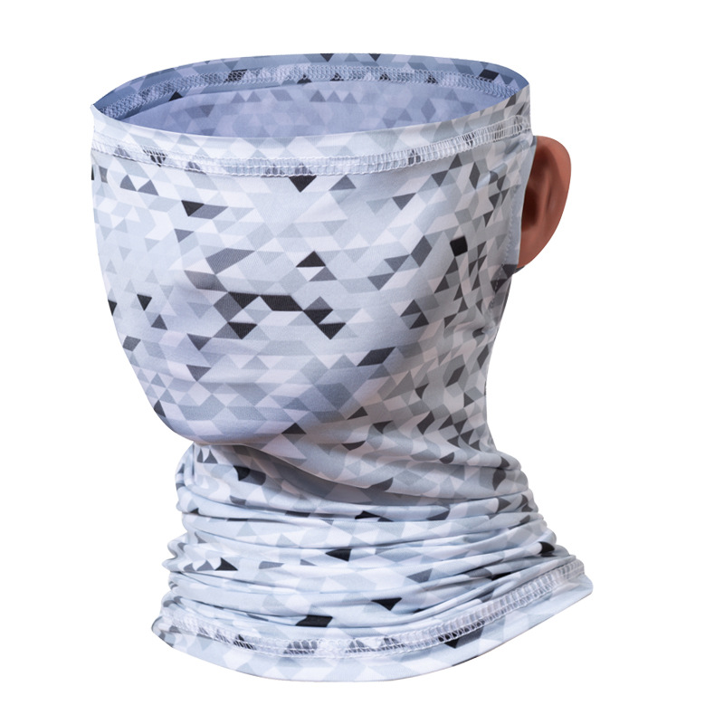 Landscape Painting Outdoor Scarf Mask Men And Women Riding Outdoors Breathable Magic Ice Silk Headscarf Mask Windproof Masks