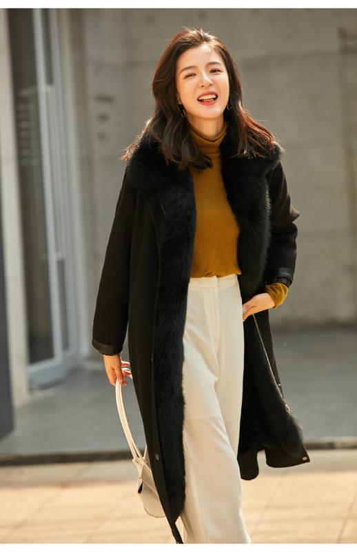 Aorice Women Wool Blends Real Fur Coat Jacket Rex Fur Liner Collar Winter Female Overcoat Trench Parka ZY19127, Beige
Aorice Women Wool Blends Real Fur Coat Jacket Rex Fur Liner Collar Winter Female Overcoat Trench Parka ZY19127, Beige