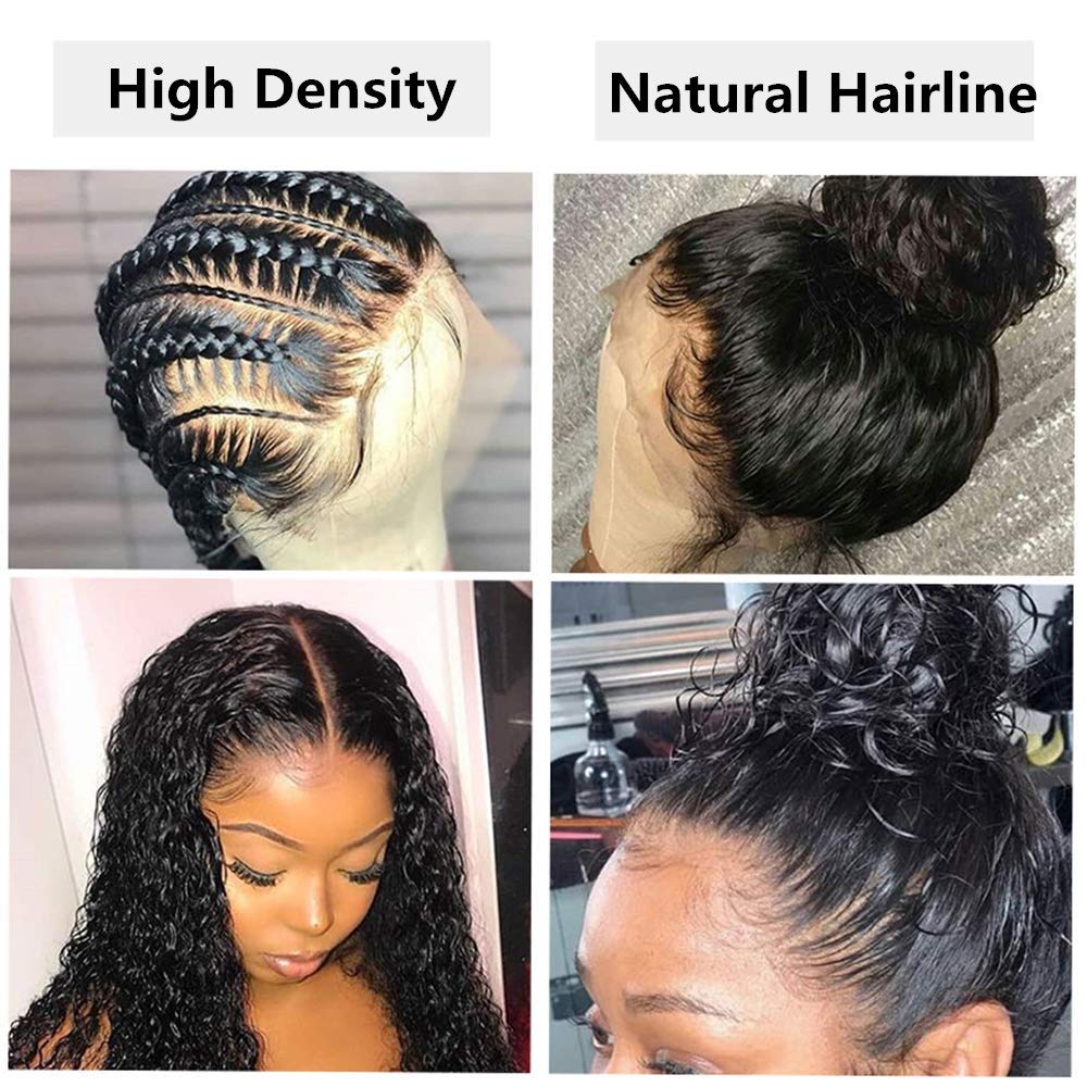 Real Brazilian Virgin Hair 360 Lace Frontal Wig Pre Plucked Natural Hairline Glueless Curly Hairs Wigs film Swiss Women diva1 130%density for sale