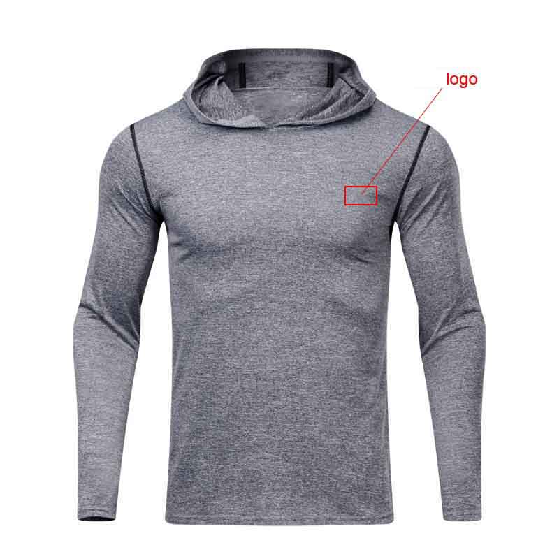 NEW 2019 spring autumn sport skinny pro brand logo tights hoodies outdoor sweat basketball football training t shirts top running jogger men, Gray
NEW 2019 spring autumn sport skinny pro brand logo tights hoodies outdoor sweat basketball football training t shirts top running jogger men, Gray