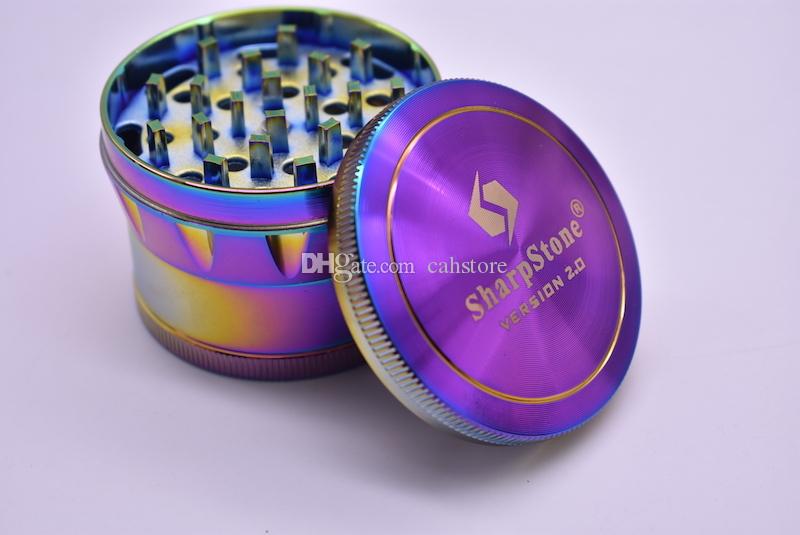 Newest 60mm 4layer Zicn alloy Sharpstone version 2.0 grinder Herb tobacco Grinders Crusher Grinder for smoking
Newest 60mm 4layer Zicn alloy Sharpstone version 2.0 grinder Herb tobacco Grinders Crusher Grinder for smoking