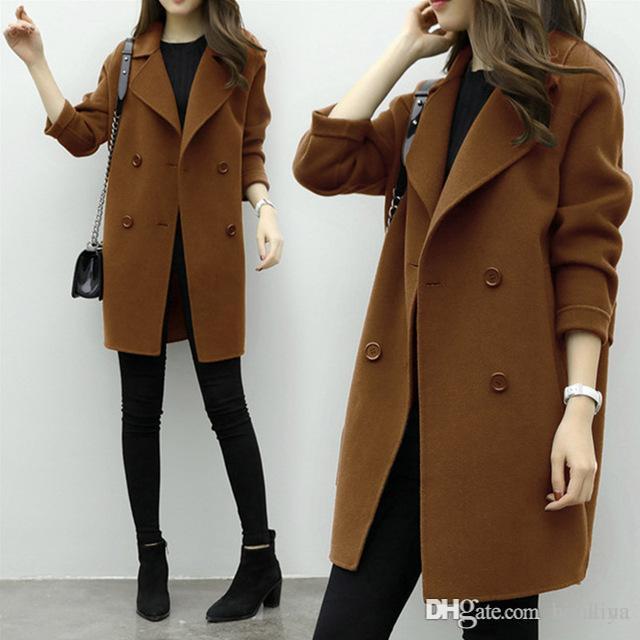 Faroonee New Thin Wool Blend Coat Women Long Sleeve Turn-down Collar Outwear Jacket Casual Autumn Winter Elegant Overcoat 6Q0475, Black
Faroonee New Thin Wool Blend Coat Women Long Sleeve Turn-down Collar Outwear Jacket Casual Autumn Winter Elegant Overcoat 6Q0475, Black