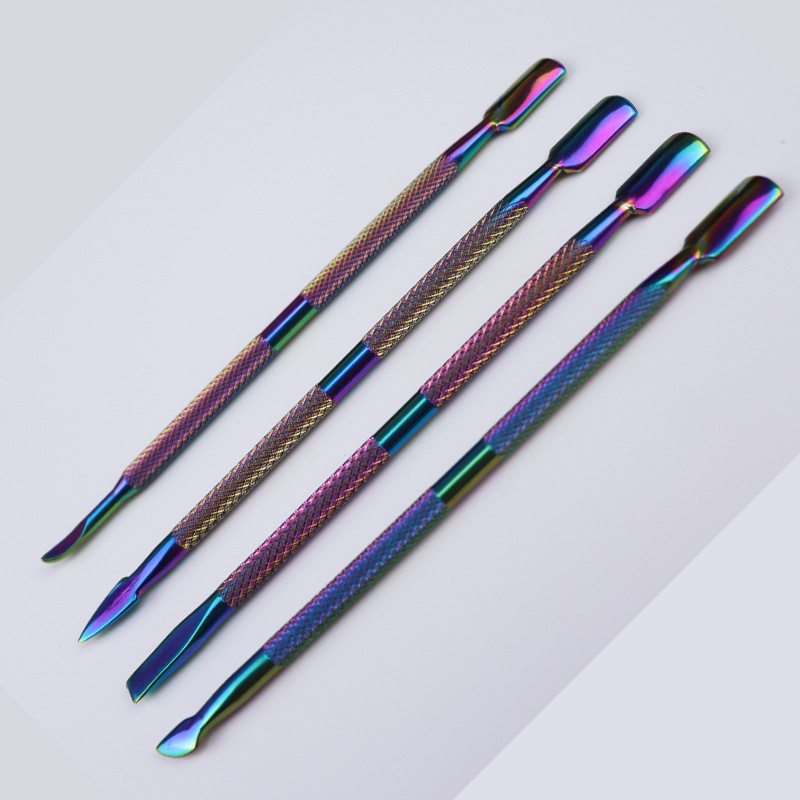 Nail File Manicure Art Tool Rainbow Stainless Steel Nail Cuticle Pusher Tweezer UV Gel Polish Dead Skin Push Remover
Nail File Manicure Art Tool Rainbow Stainless Steel Nail Cuticle Pusher Tweezer UV Gel Polish Dead Skin Push Remover