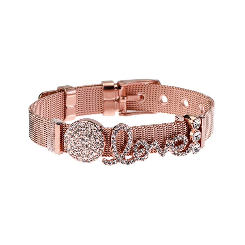 Fund Stainless Steel Keeper Bracelet Love Letter Point Drill Hand Decorate Lover Boxing Things Bracelet
Fund Stainless Steel Keeper Bracelet Love Letter Point Drill Hand Decorate Lover Boxing Things Bracelet