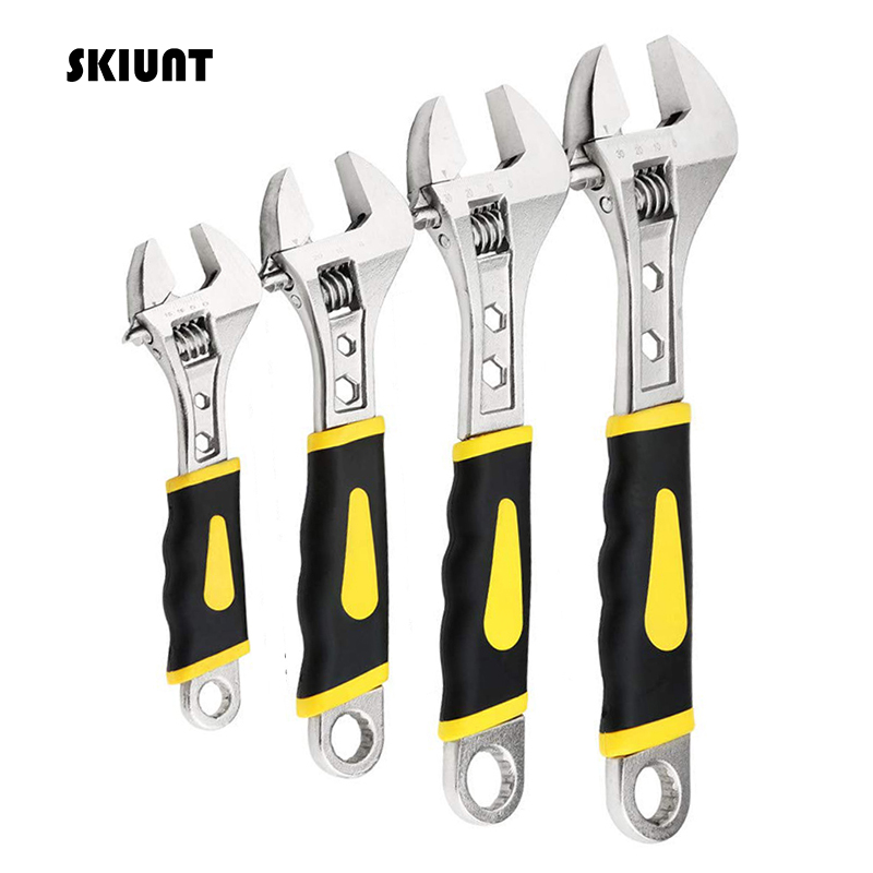SKIUNT Adjustable Wrench Open End Spanner Universal Allen Key Set 6/8/10/12'' Magic Grip Multitool Household Repair Tools
SKIUNT Adjustable Wrench Open End Spanner Universal Allen Key Set 6/8/10/12'' Magic Grip Multitool Household Repair Tools