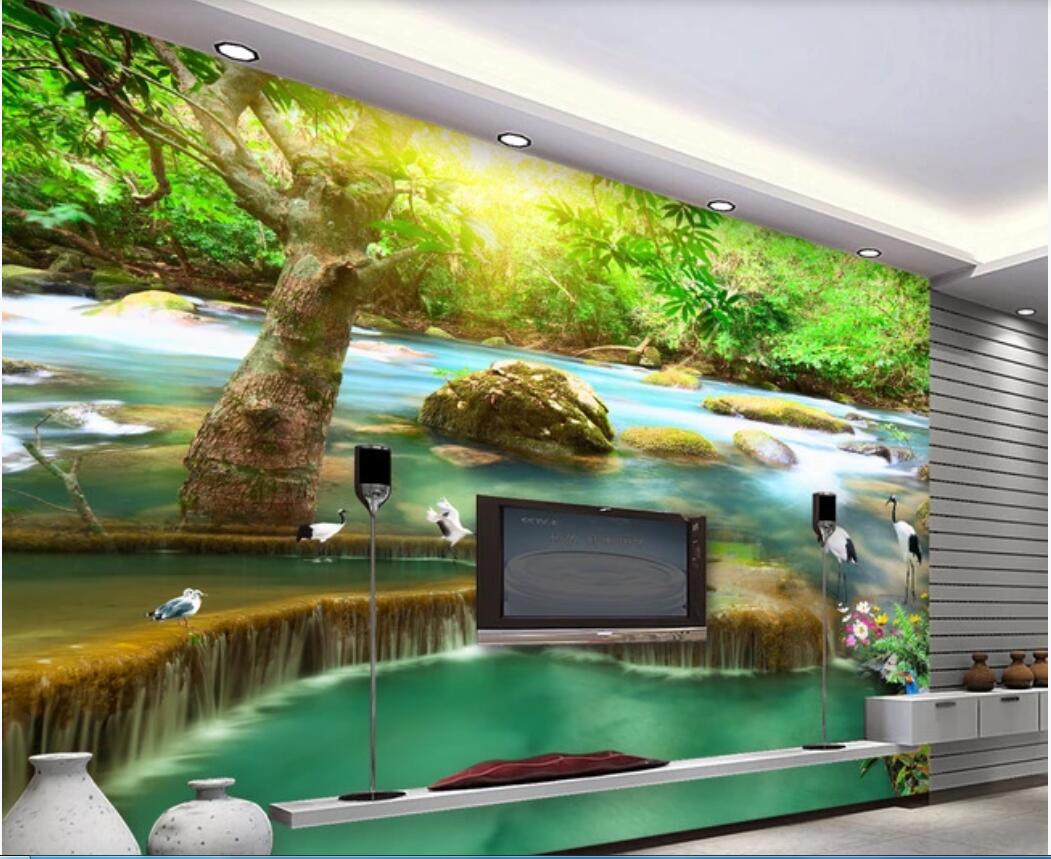 3d wallpaper custom photo murals Sunlight Forest Waterfall Xianhe Xanadu TV background wall decor wall art pictures, Non-woven fabric
3d wallpaper custom photo murals Sunlight Forest Waterfall Xianhe Xanadu TV background wall decor wall art pictures, Non-woven fabric