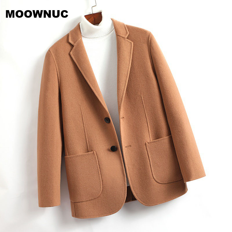 MOOWNUC men 2020 new winter casual Double sided wool coat single breasted men short overcoat high quality fashion trench coat, Black
MOOWNUC men 2020 new winter casual Double sided wool coat single breasted men short overcoat high quality fashion trench coat, Black