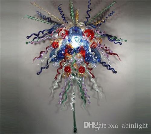 Modern Glass Flower Ceiling Lamp LED Flush Mount Ceiling Chandelier Lights Fixture Home Lamps for Living Room Bedroom Kitchen
