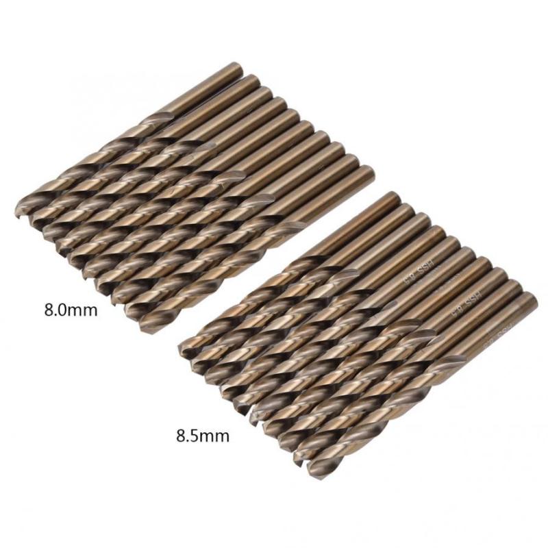 8mm/8.5mm 1 Box Drill Bits High Steel Stainless Steel Iron Drilling Tool for Electric Drills
8mm/8.5mm 1 Box Drill Bits High Steel Stainless Steel Iron Drilling Tool for Electric Drills