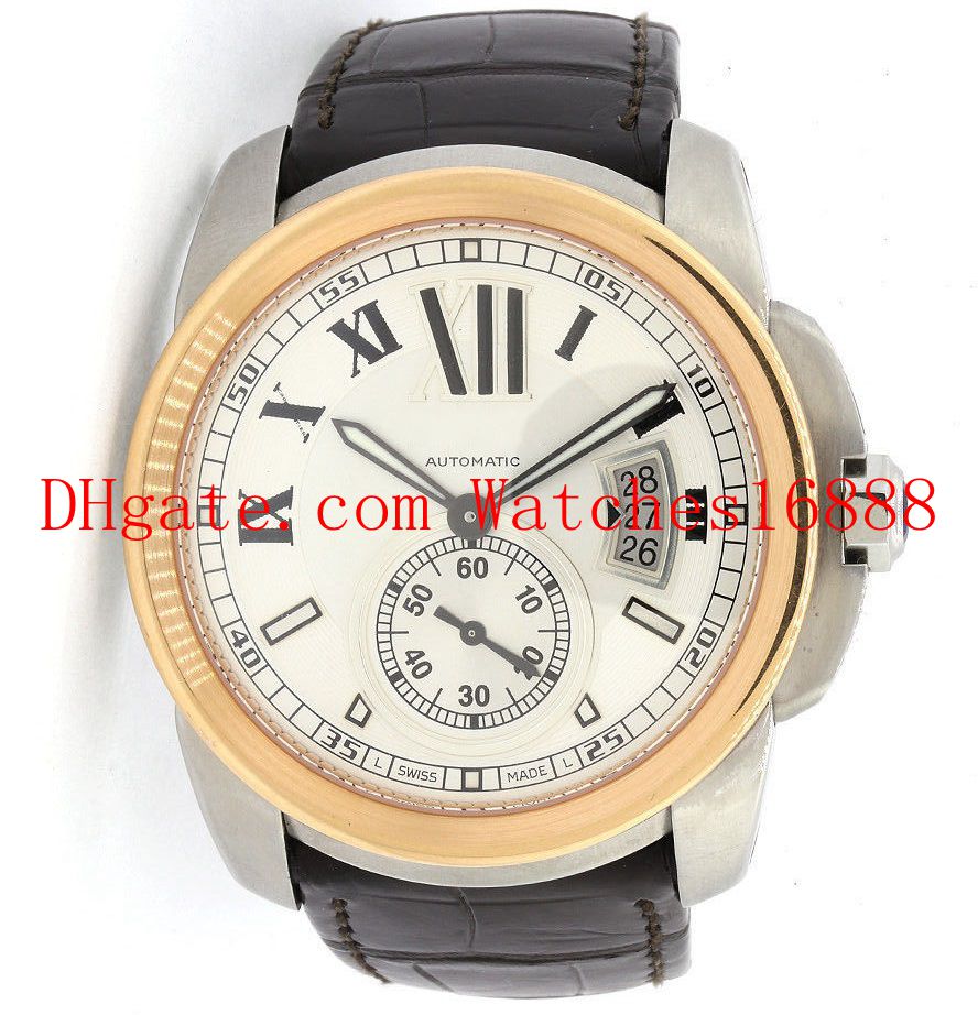 Top Quality Calibre de Men's Large 42mm 2-Tone Steel & 18k Gold Automatic Mens Watch W7100039 Men's Casual Watches, White
Top Quality Calibre de Men's Large 42mm 2-Tone Steel & 18k Gold Automatic Mens Watch W7100039 Men's Casual Watches, White