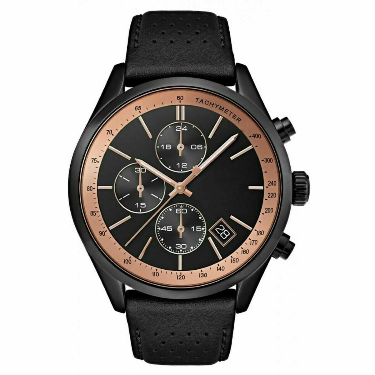 Hot sale 1513550+1513562+1513563+1513578 44mm Black Leather strap Steel Case Chronograph Men's Watch
Hot sale 1513550+1513562+1513563+1513578 44mm Black Leather strap Steel Case Chronograph Men's Watch