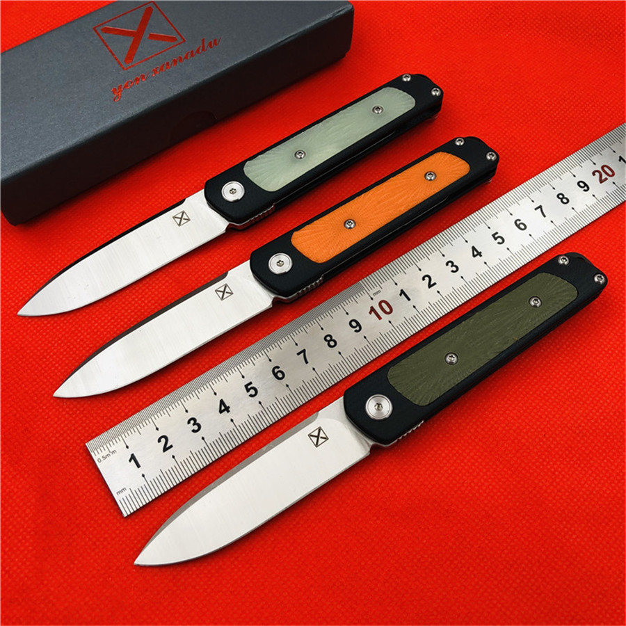 Yon Xanadu original yx-622 lockless small folding knife 14c28n steel G10 handle outdoor field survival fishing tool
Yon Xanadu original yx-622 lockless small folding knife 14c28n steel G10 handle outdoor field survival fishing tool