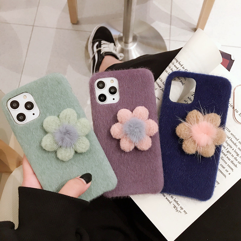 Cute plush flowers iPhone11pro mobile phone shell iPhonexsmax luxury female models 7 / 8plus anti-fall soft shell
Cute plush flowers iPhone11pro mobile phone shell iPhonexsmax luxury female models 7 / 8plus anti-fall soft shell