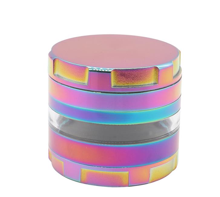 A New Type of Four-Layer Brilliant and Angle-lacking Transparent Zinc Alloy Smoke Grinder 63mm Individual Metal Grinder Smoke Tool
A New Type of Four-Layer Brilliant and Angle-lacking Transparent Zinc Alloy Smoke Grinder 63mm Individual Metal Grinder Smoke Tool