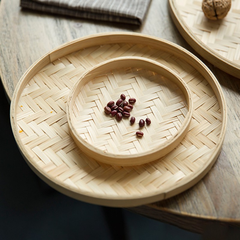 Hand-woven Bamboo Storage Tray Sieve Hand-painted Bamboo Raft Round Dustpan DIY Decorative Fruit Bread Basket Kitchen Storage
Hand-woven Bamboo Storage Tray Sieve Hand-painted Bamboo Raft Round Dustpan DIY Decorative Fruit Bread Basket Kitchen Storage