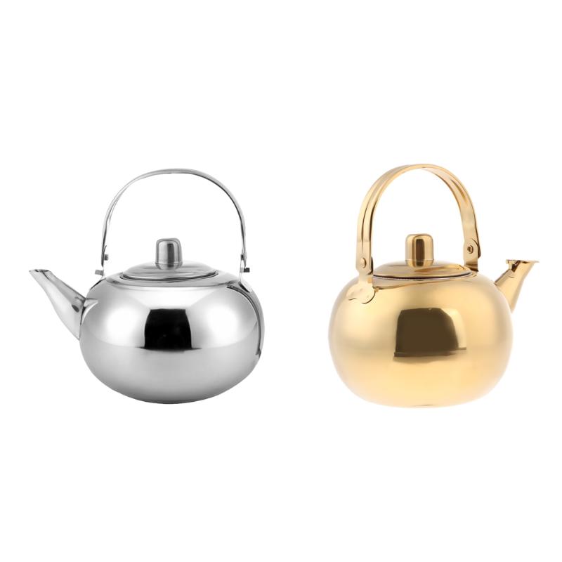 Lightweight Extra Sturdy Stainless Steel Kettle Teapot 1L/1.5L/2L/2.5L for Outdoor Camping Home Kitchen Cooking
Lightweight Extra Sturdy Stainless Steel Kettle Teapot 1L/1.5L/2L/2.5L for Outdoor Camping Home Kitchen Cooking