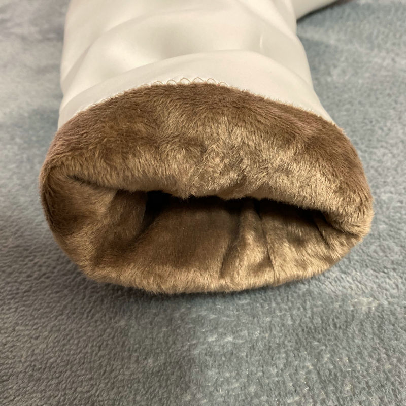 Fashion Knee High Boots Womens Winter Boots Thick High Heels Long Boots Round Slip On Spring Autumn Shoes Woman Black White Y200114