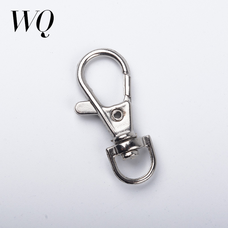 Wholesale Key Ring DIY Keychains Making Plated lobster clasp key hook chain jewelry making for keychain