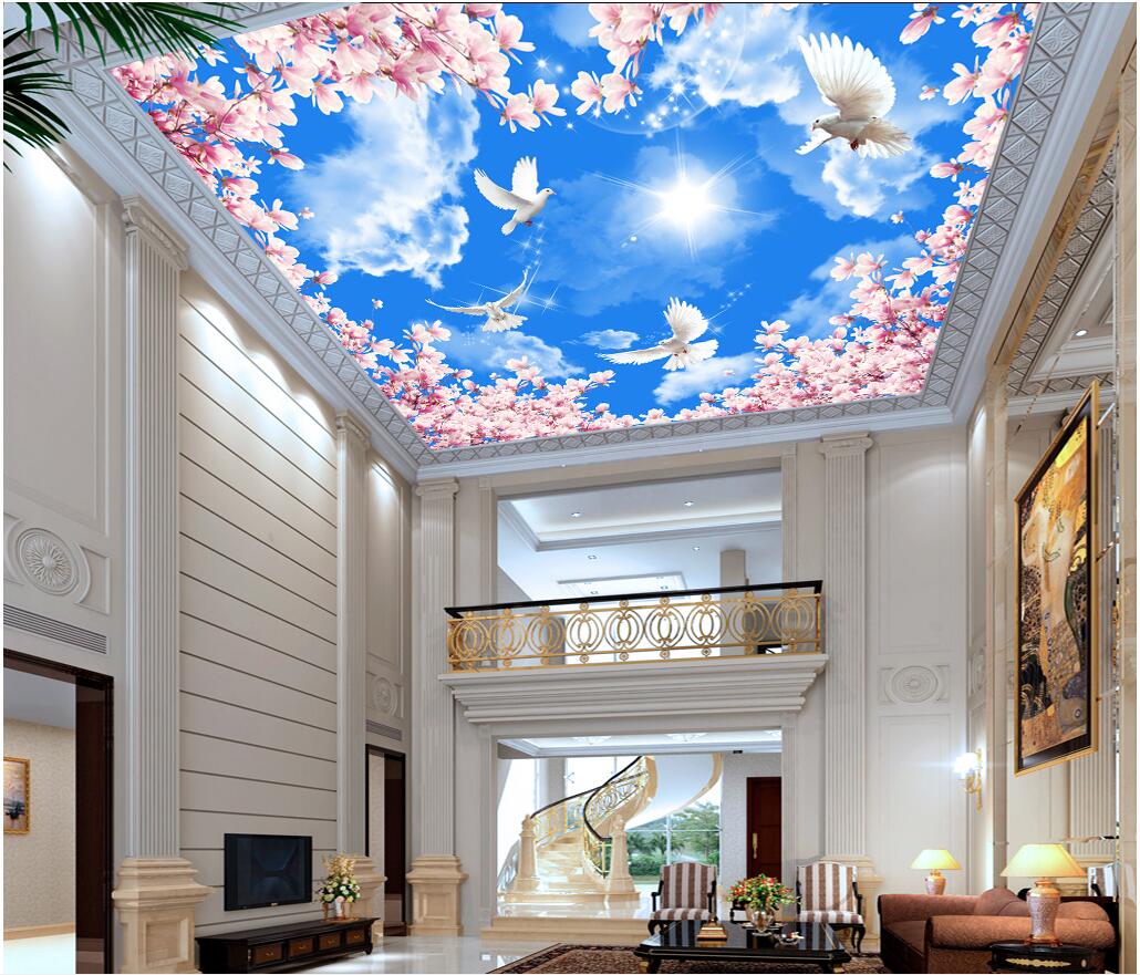 WDBH 3d ceiling wallpaper custom photo Sky white clouds sunlight magnolia love pigeon room Home decor 3d wall murals wallpaper for walls 3 d, Non-woven
WDBH 3d ceiling wallpaper custom photo Sky white clouds sunlight magnolia love pigeon room Home decor 3d wall murals wallpaper for walls 3 d, Non-woven