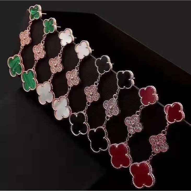 Earrings, simple, female, inlaid with diamond earrings, titanium steel, pure silver needle earrings, Korean version