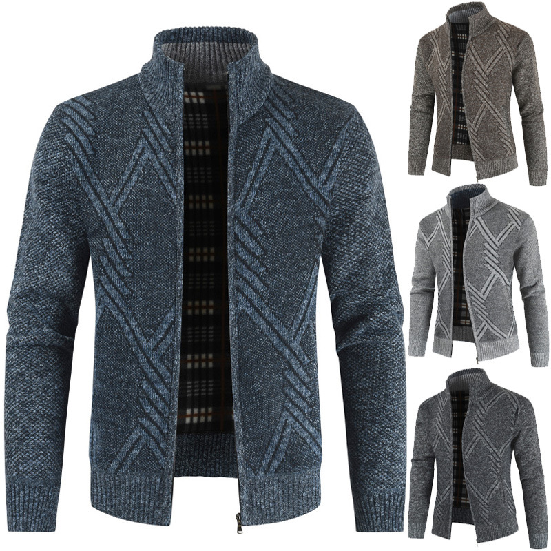 Men's Jackets Mens Knitting Solid Color Sweater Coat Stand Collar Thickening Cardigan Lapel Retro Keep Warm Fashion Outerwear M-3XL, Dark gray
Men's Jackets Mens Knitting Solid Color Sweater Coat Stand Collar Thickening Cardigan Lapel Retro Keep Warm Fashion Outerwear M-3XL, Dark gray