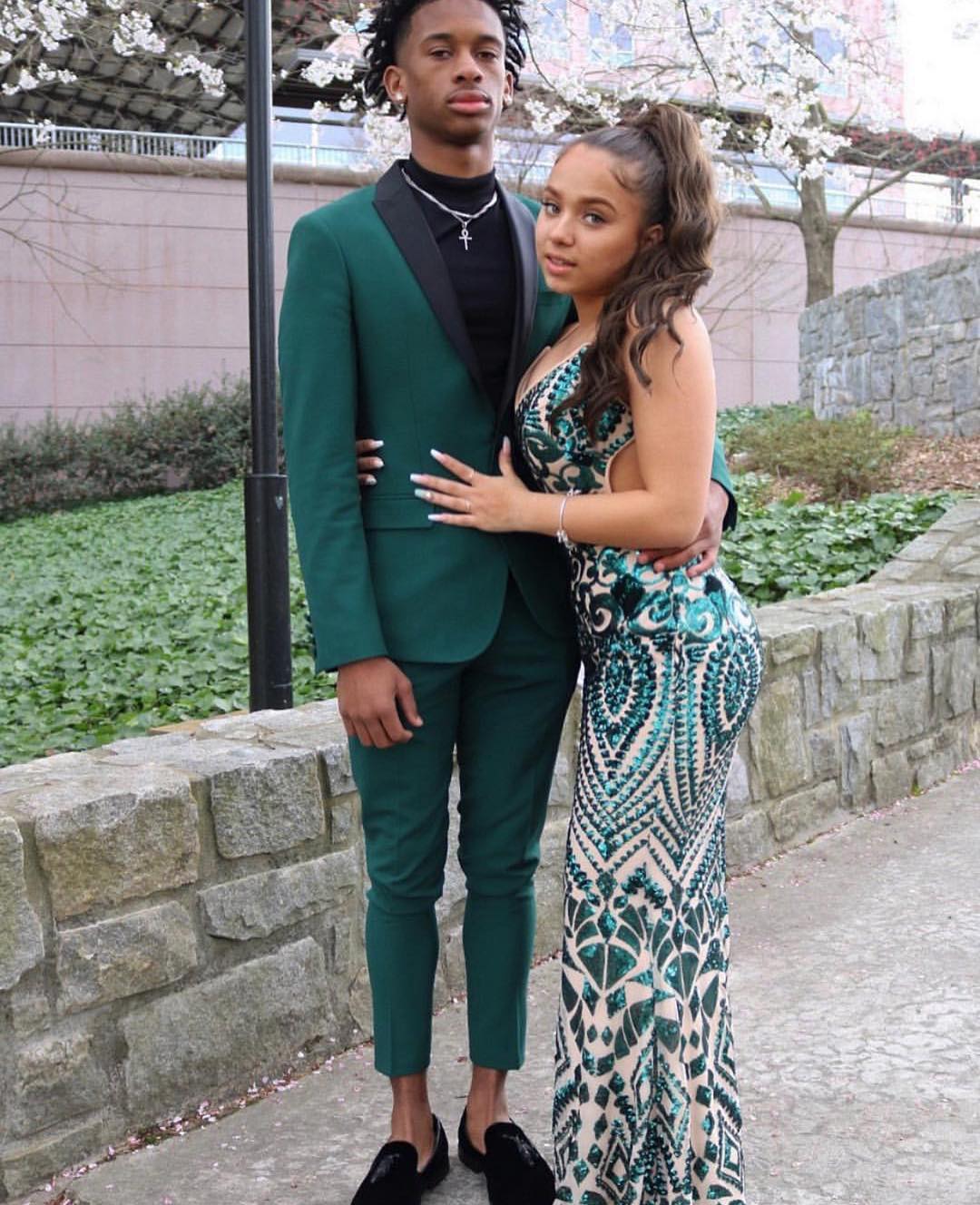 Classy Hunter One Button Mens Prom Suits Peaked Lapel Wedding Suits For Men Tuxedos Two Pieces Blazers Jacket + Pants