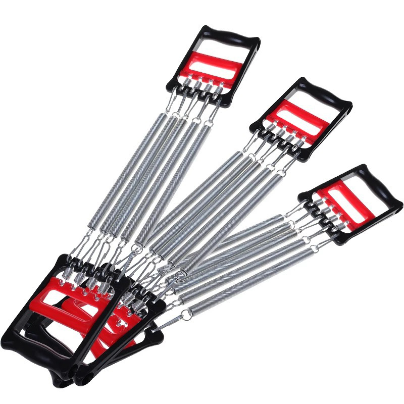 Spring Chest Developer Expander Men Tension Puller Fitness Stainless Steel Muscles Exercise Workout Equipment Resistance Bands Y200506