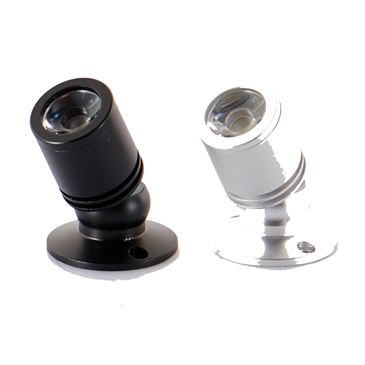 Mini Spot light Indoor Downlights Surface Mounted Light 360° Rotatable Jewelry Cabinet Lamp Spotlight Show Box Curio Display Case Led Under Cabinet Li