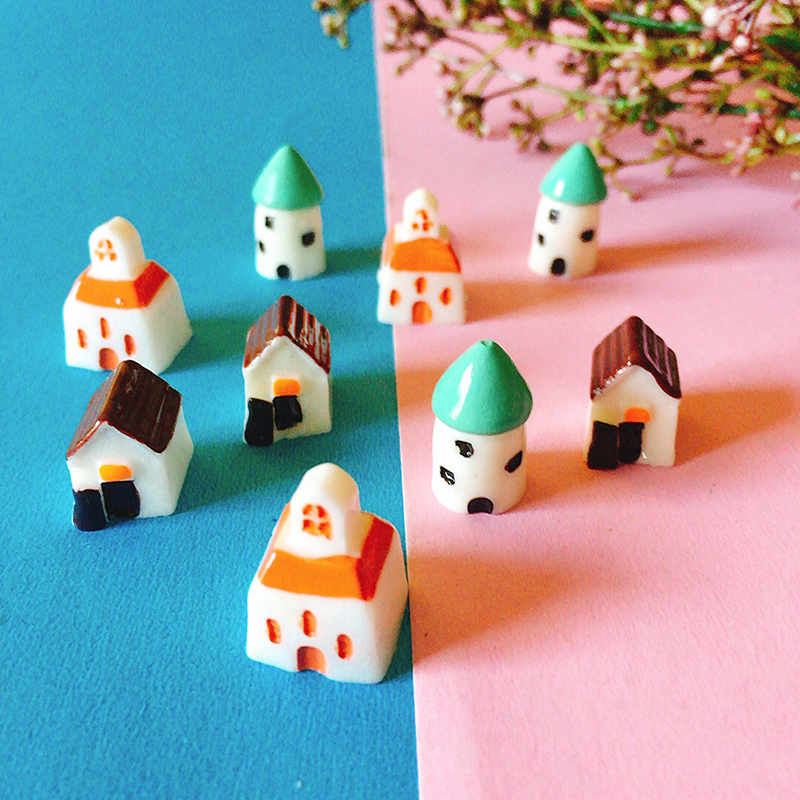 9 pcs mini house church/little trees/cottage/shabby /cute/ fairy garden/gnome/moss terrarium home decor/crafts supplies
9 pcs mini house church/little trees/cottage/shabby /cute/ fairy garden/gnome/moss terrarium home decor/crafts supplies