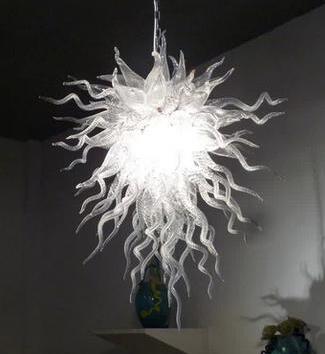 Lamp Pure White Hand Blown Glass Crystal Chandeliers Elegant Decor Home Pendant Lamps LED Chandelier Lighting
Lamp Pure White Hand Blown Glass Crystal Chandeliers Elegant Decor Home Pendant Lamps LED Chandelier Lighting