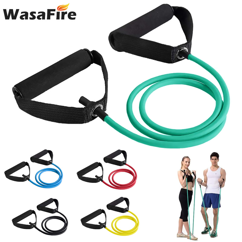5 Levels 120cm Yoga Pull Rope Resistance Bands with Handles Elastic Fitness Exercise Tube Band Home Workouts Strength Training
5 Levels 120cm Yoga Pull Rope Resistance Bands with Handles Elastic Fitness Exercise Tube Band Home Workouts Strength Training