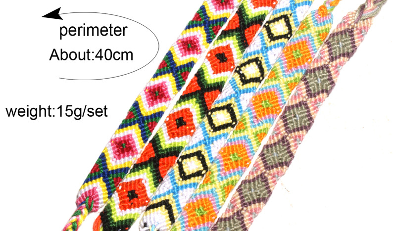 14 Colors Colorful Braided Charm Bracelets Handmade Weave Infinity Bracelet Lucky Friendship Hand Strap Nepalese National Style 20PCS/LOT