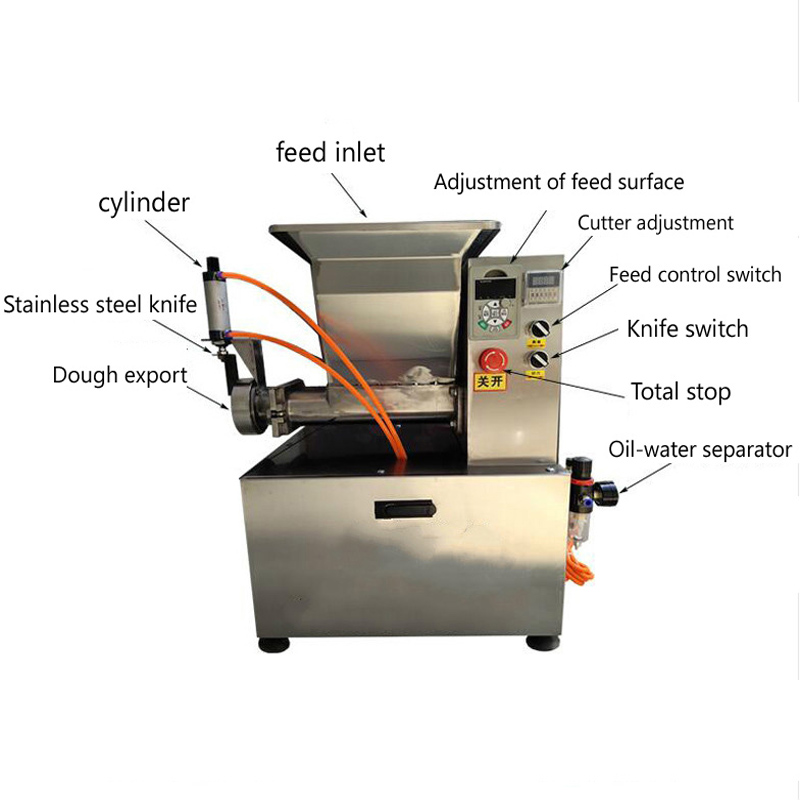 

5-500g big size stainless steel dough divider rounder bread dough rounder dough cutter ball rolling machine