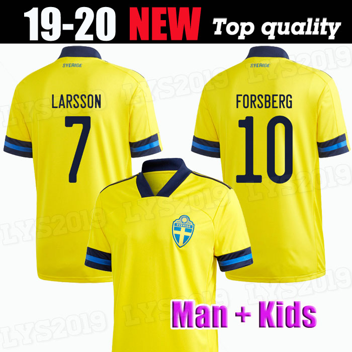Men +Kids kits 2020 2021 Sweden soccer jersey home yellow 20 21 sverige FORSBERG LINDELOF BERG IBRAHIMOVIC team football uniforms shirts
Men +Kids kits 2020 2021 Sweden soccer jersey home yellow 20 21 sverige FORSBERG LINDELOF BERG IBRAHIMOVIC team football uniforms shirts
