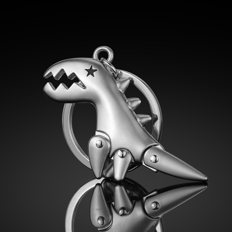 dinosaur keychain cute key ring for women creative 3D key chain key holder portachiavi chaveiro llaveros hombre bag charm