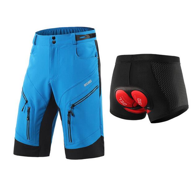 Cycling Shorts ARSUXEO MTB Mountain Bike Outdoor Sport Men' Loose Fit Downhill Bicycle Short Pants Water Repellent, 1903 blue
Cycling Shorts ARSUXEO MTB Mountain Bike Outdoor Sport Men' Loose Fit Downhill Bicycle Short Pants Water Repellent, 1903 blue