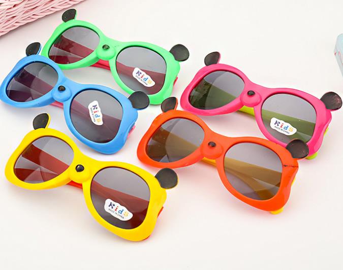 Cute Cartoon Sunglasses kids Goggles Sunblock Children Girls Boys Eyewear Glasses Plastic Frame UV Protection Colorful