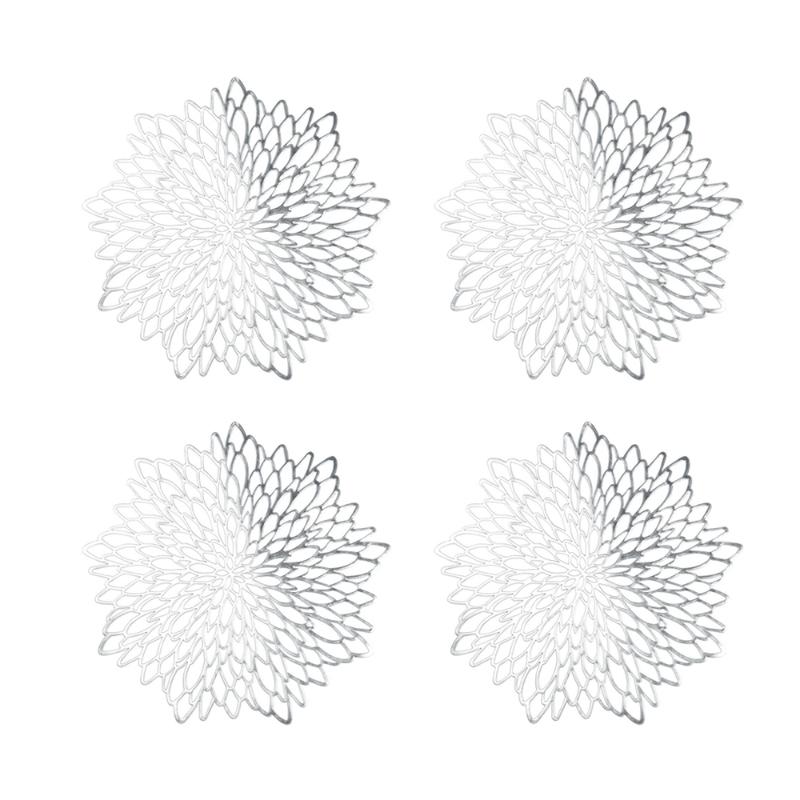 4pcs Hollow Flower PVC Pad Anti Skid Heat Insulation Coffee Cup Mat New 
4pcs Hollow Flower PVC Pad Anti Skid Heat Insulation Coffee Cup Mat New