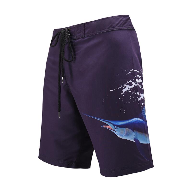 Popular multi-color 3D bait sport in summer ocean tuna peach skin quick dry men' beach pants, Royal blue 
Popular multi-color 3D bait sport in summer ocean tuna peach skin quick dry men' beach pants, Royal blue