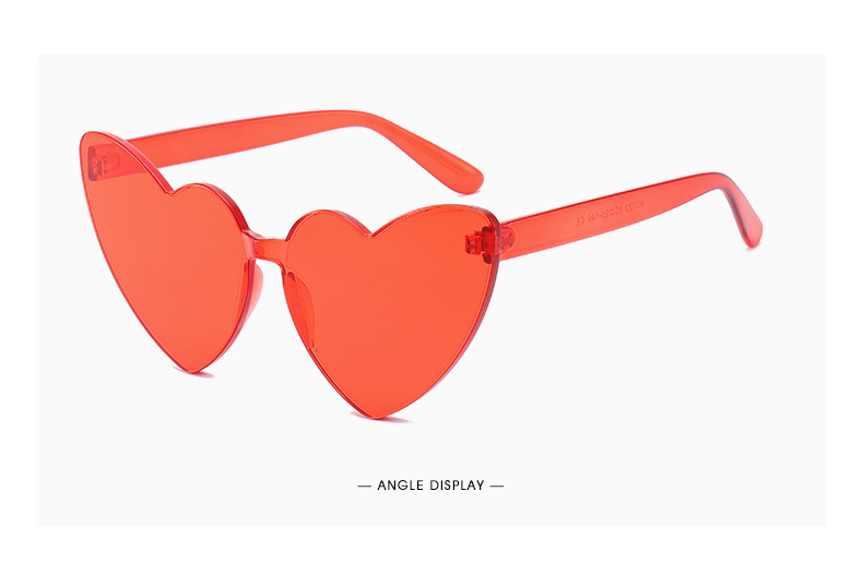 Love Heart Shape Sunglasses Women Rimless Frame Tint Clear Lens Colorful Sun Glasses Outdoor Eyewear 7 colors 3022
Love Heart Shape Sunglasses Women Rimless Frame Tint Clear Lens Colorful Sun Glasses Outdoor Eyewear 7 colors 3022