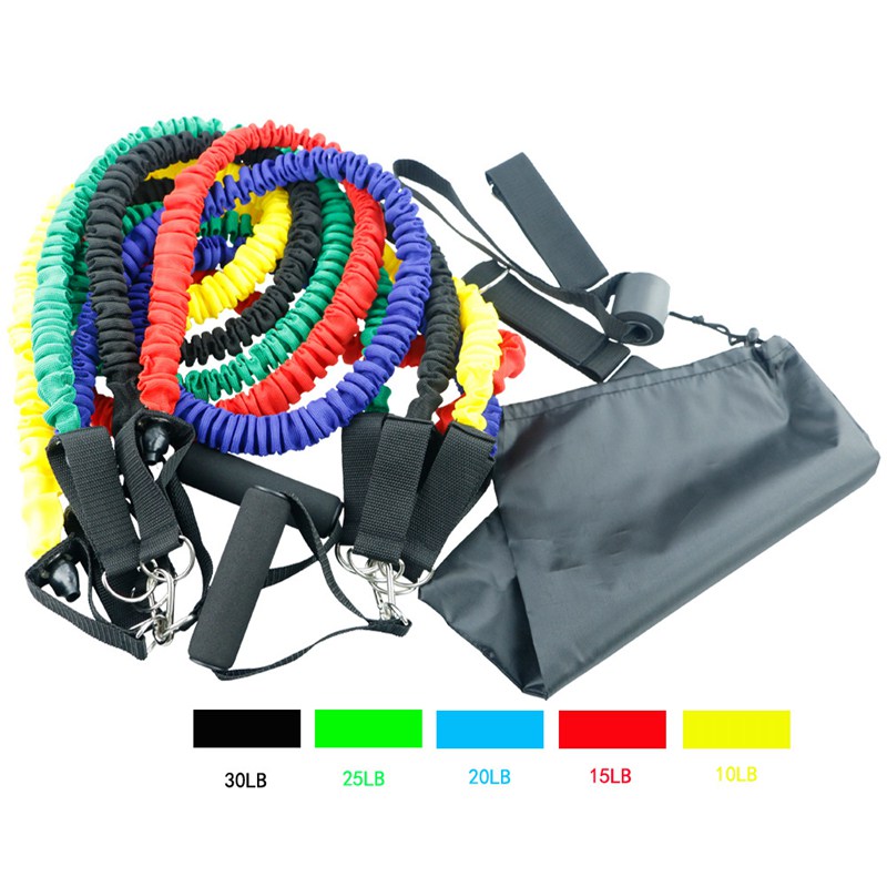 11 Pcs/ Set TPR Resistance Bands Elastic Bands for Fit Exercise Workout Fitness Rope Pull Up Chest Expander Strengthen Muscles
11 Pcs/ Set TPR Resistance Bands Elastic Bands for Fit Exercise Workout Fitness Rope Pull Up Chest Expander Strengthen Muscles