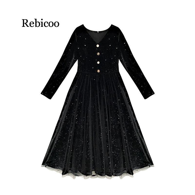 Spring Put on One Slice Star French Retro Hepburn Wind Black Dress Non-mainstream Velvet Dress Knee Women
Spring Put on One Slice Star French Retro Hepburn Wind Black Dress Non-mainstream Velvet Dress Knee Women