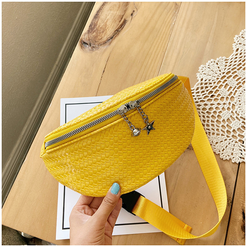 Weaving Women Waist Pack Leather Fanny Pack Women Belt Bag Crossbody Bags For Casual Chest Female Purse Yellow, Beige
Weaving Women Waist Pack Leather Fanny Pack Women Belt Bag Crossbody Bags For Casual Chest Female Purse Yellow, Beige