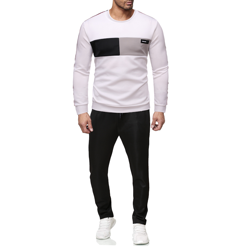 Spring Set Men New Sportswear European size Autumn Suit Clothes Tracksuits Male Sweatshirts +Sweatpants Men Sporting Track Suits, White
Spring Set Men New Sportswear European size Autumn Suit Clothes Tracksuits Male Sweatshirts +Sweatpants Men Sporting Track Suits, White