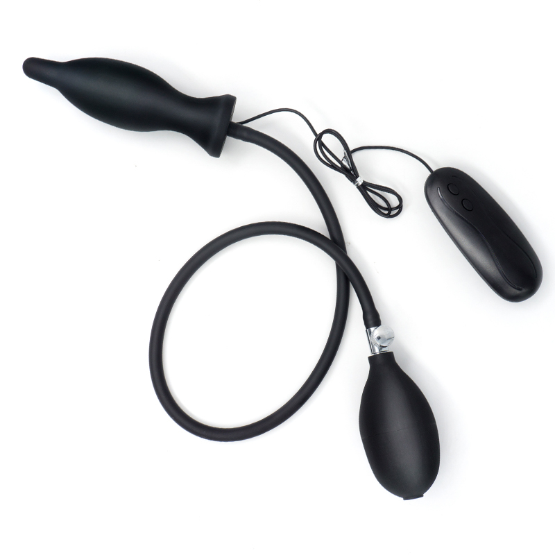 Sex Shop 10 Speeds Vibrating Inflatable Big Butt Plug Huge Anus Dildo Vibrator Pump Expandable Anal expander Sex Toy For Couples Y191228